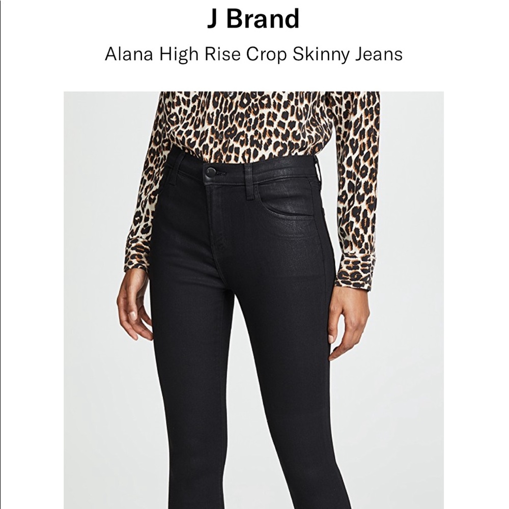 NWT J Brand Alana High Rise Crop Skinny Jeans
